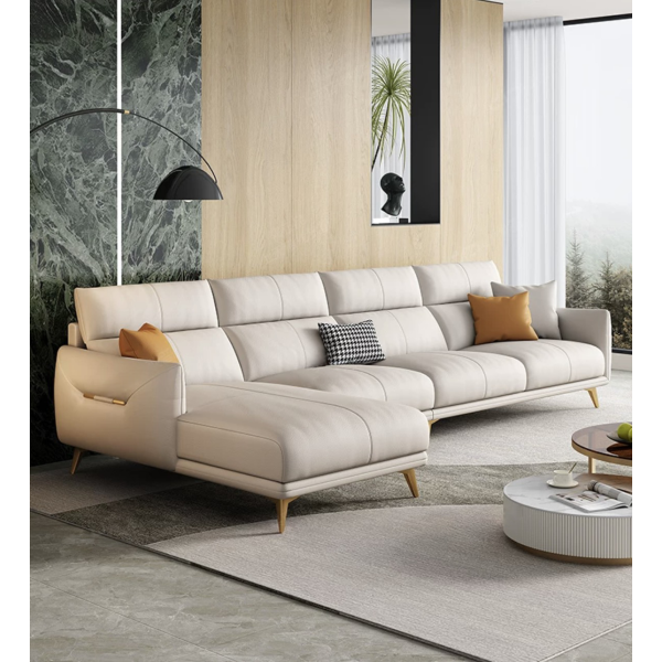 Sofa góc L bọc da PU cao cấp SL3